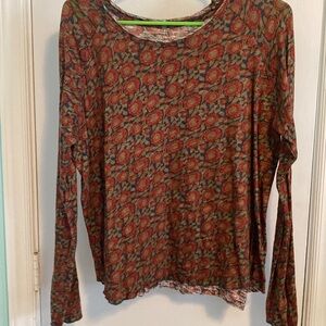 NATURAL LIFE Orange Relaxed Blouse